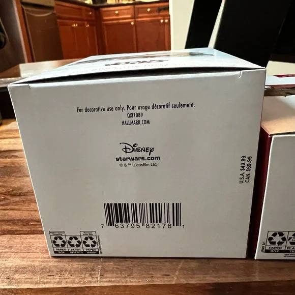 4 NIB Star Wars and Harry Potter Hallmark Ornaments Must sell - Picture 2 of 4